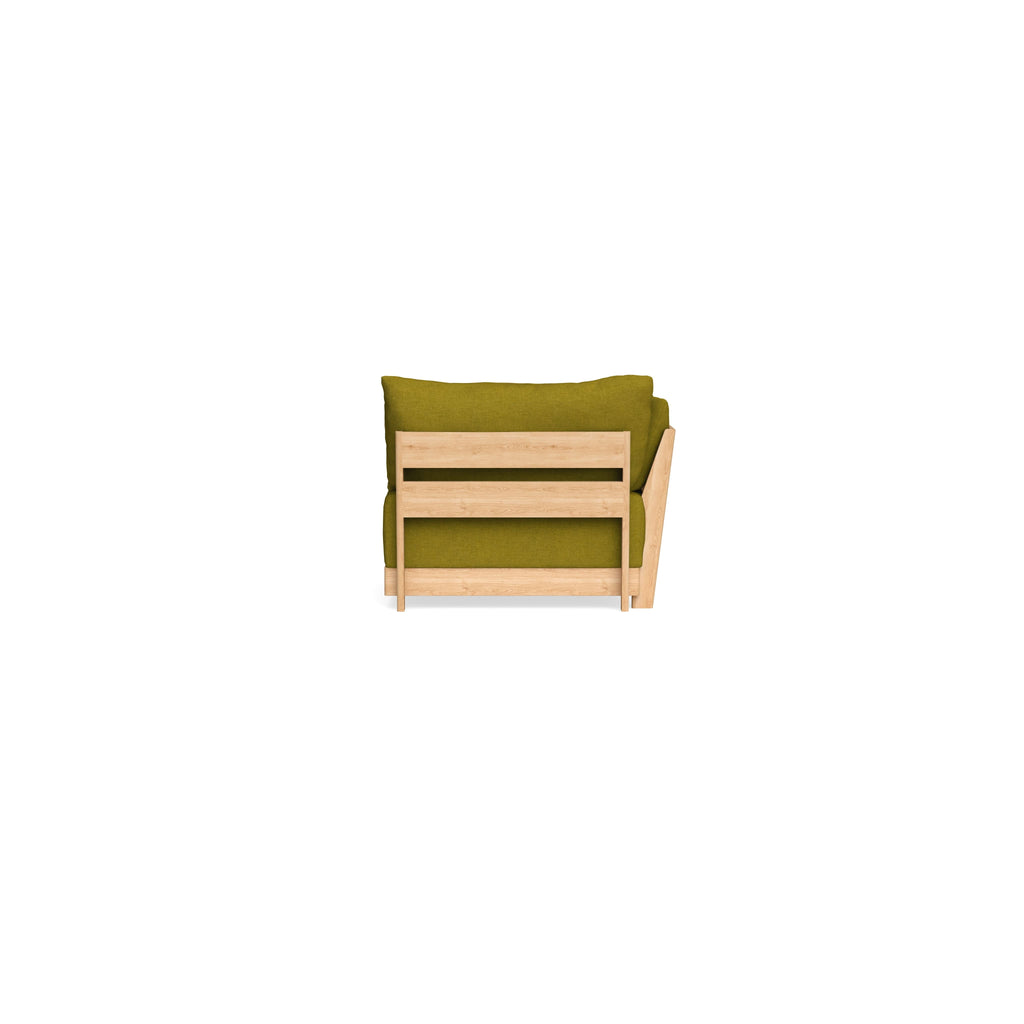Modular Bondi Latte End Chair in Olive Green | Classic Blend