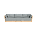 Modular Bondi Latte 3-Seater Sofa in Light Steel | Classic Blend