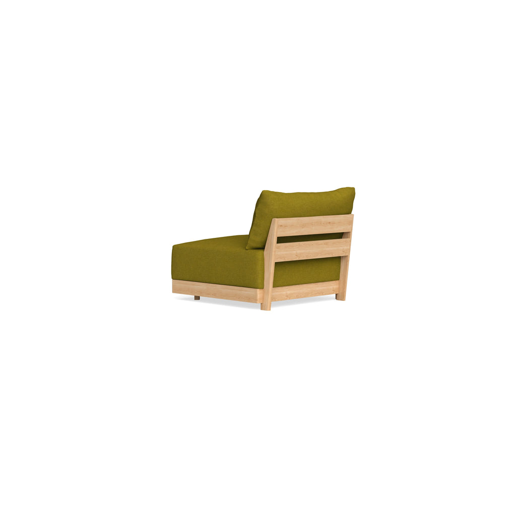 Modular Bondi Latte End Chair in Olive Green | Classic Blend