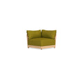 Modular Bondi Latte Corner Chair in Olive Green | Classic Blend
