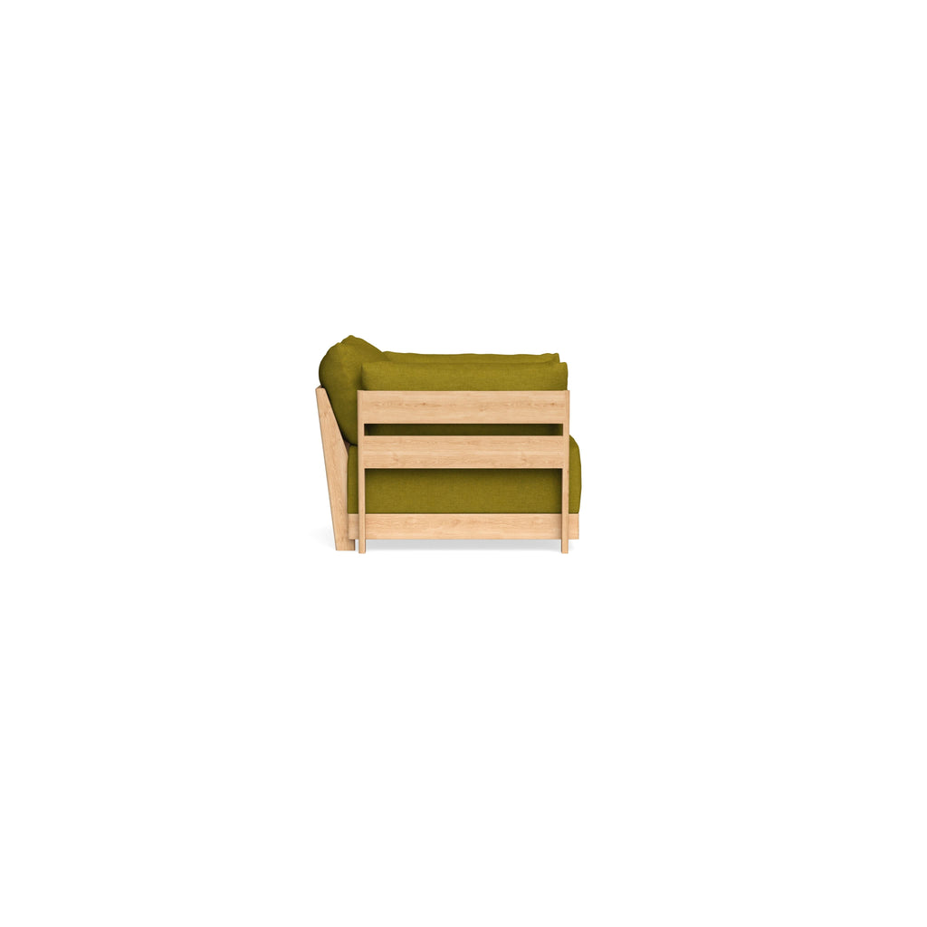 Modular Bondi Latte Armchair in Olive Green | Classic Blend