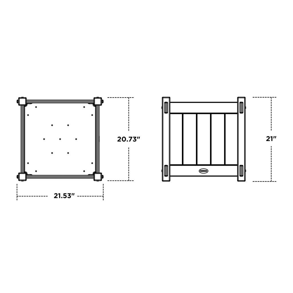 Vineyard Large Square Planter Box
