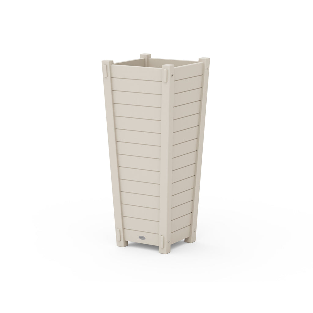 Nautical Tapered Square Tall Planter Box