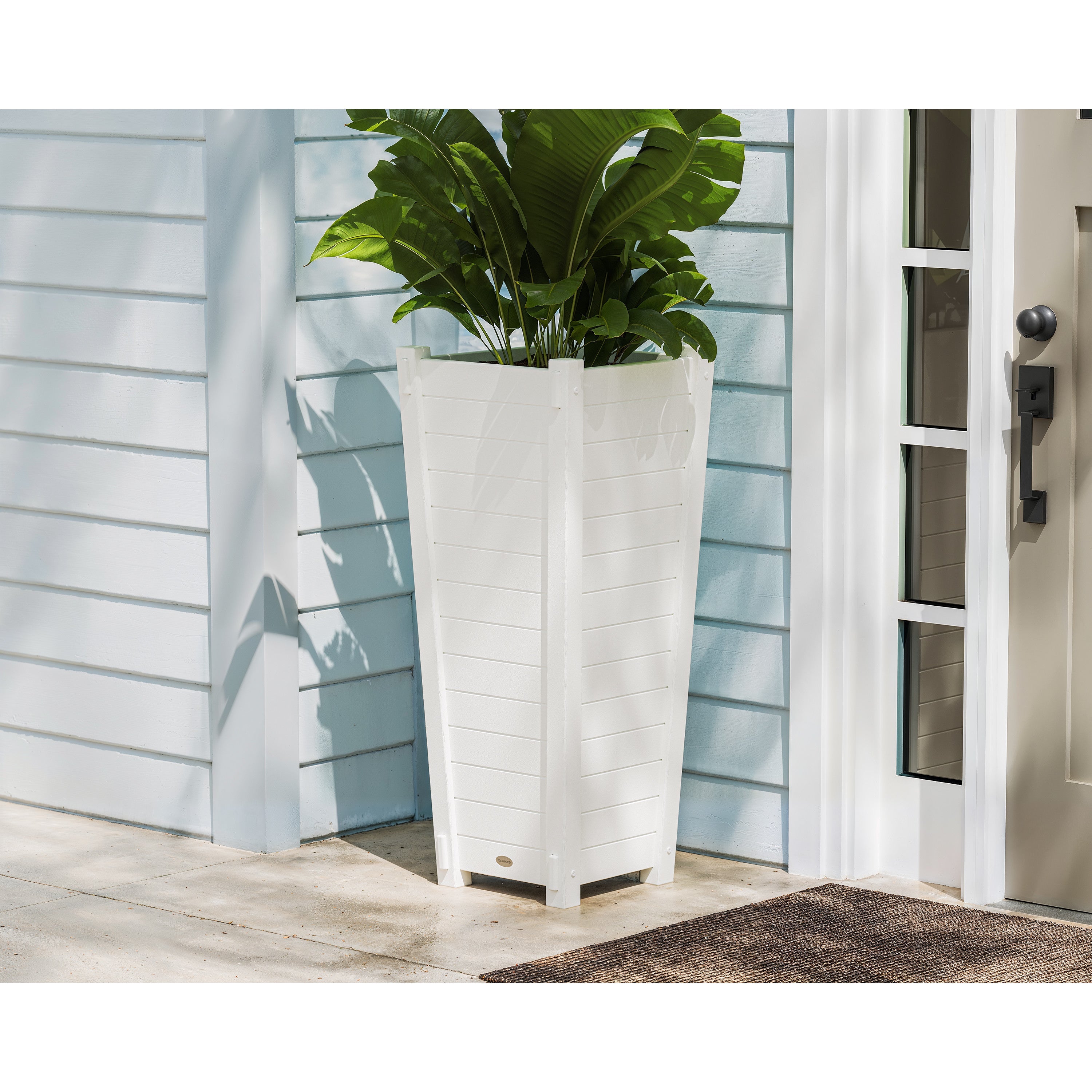 Nautical Tapered Square Tall Planter Box