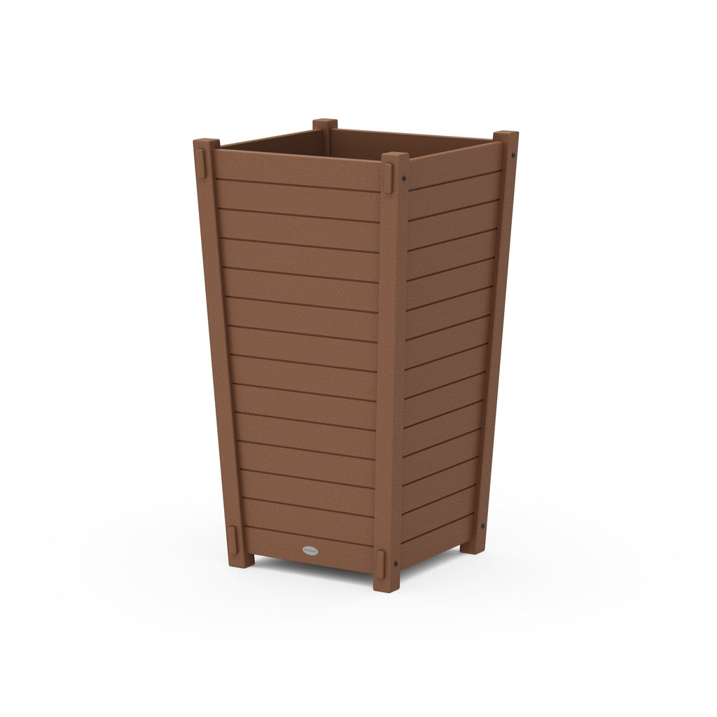 Nautical Large Tapered Square Tall Planter Box