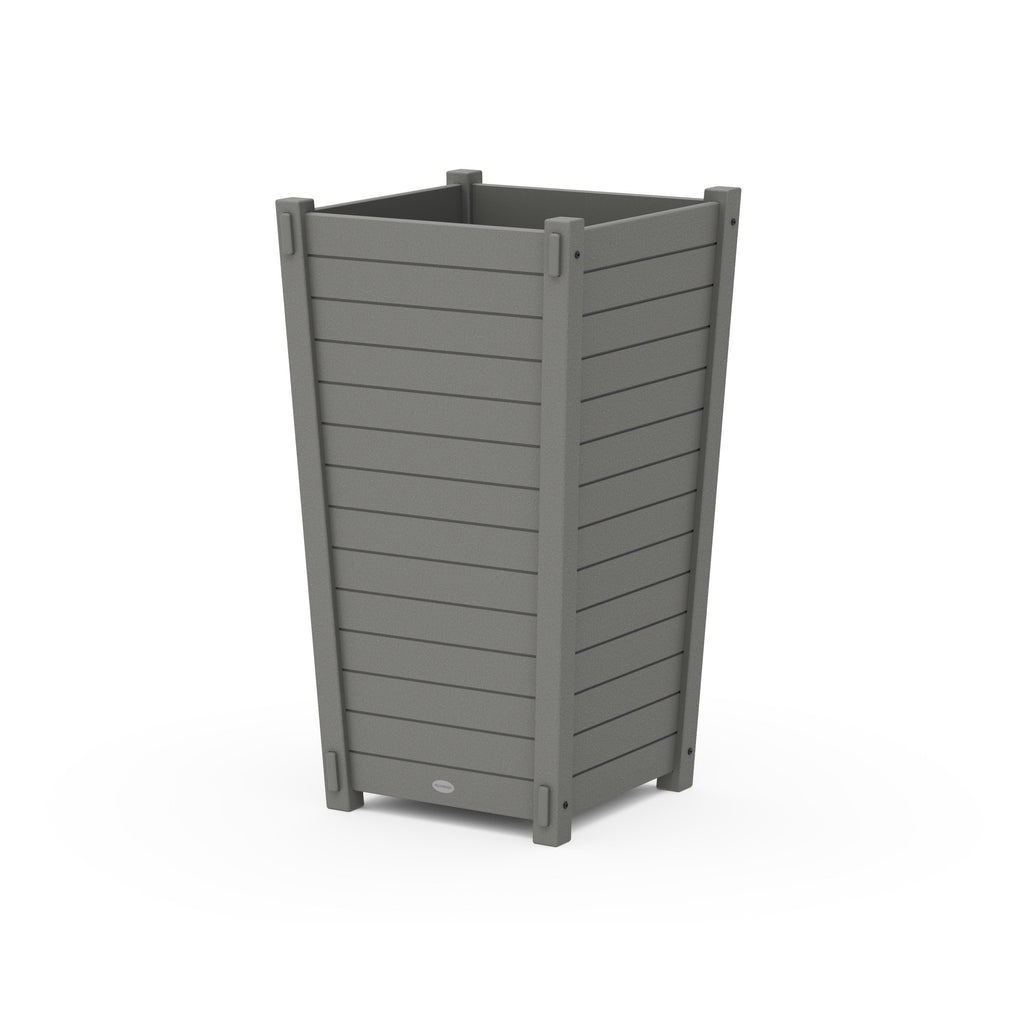 Nautical Large Tapered Square Tall Planter Box