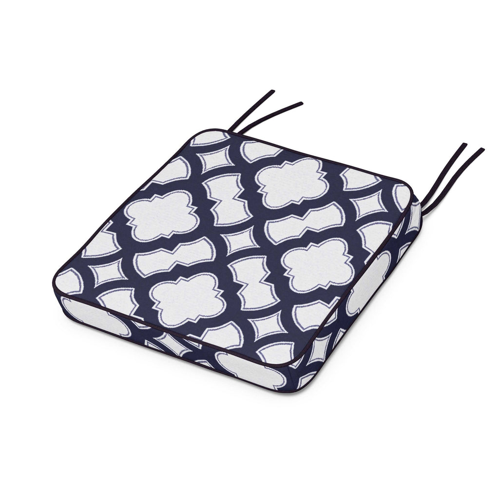 Chinoiserie Side Chair Seat Cushion