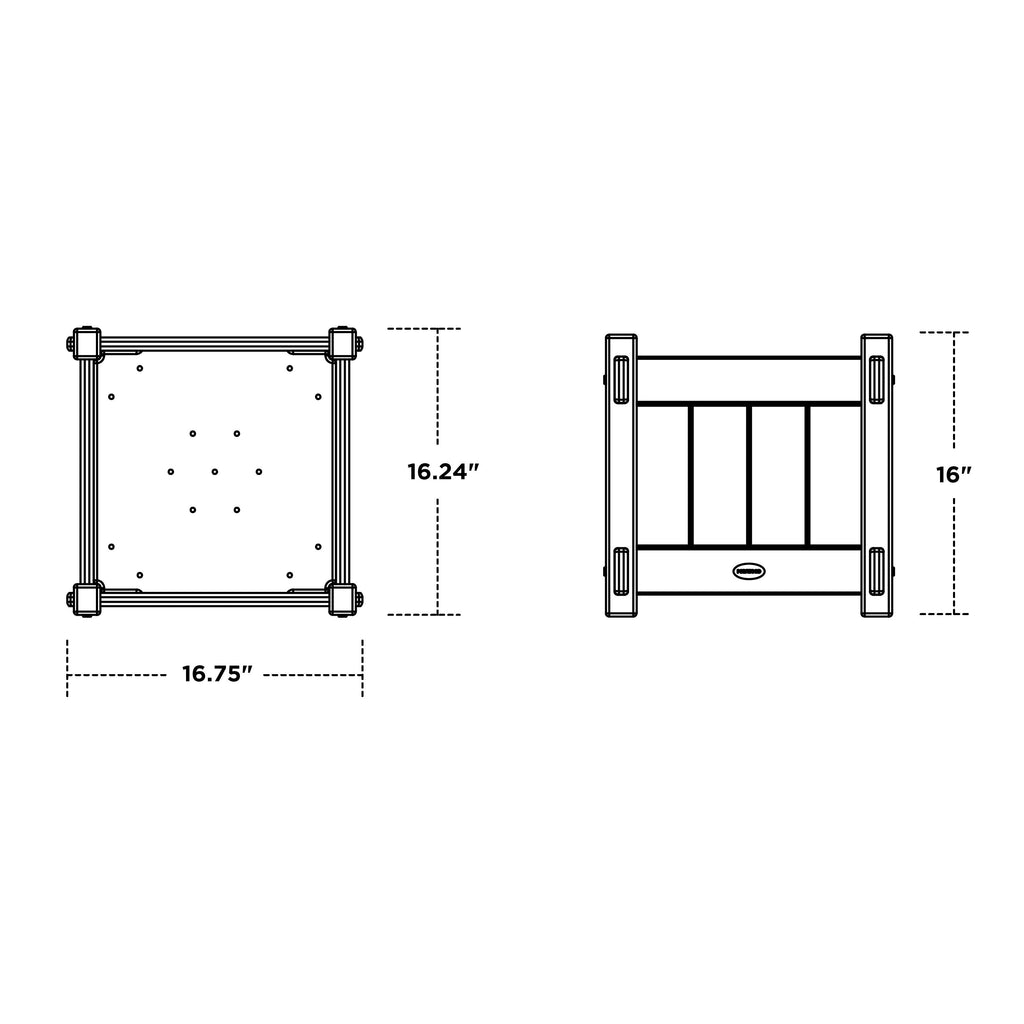 Vineyard Square Planter Box
