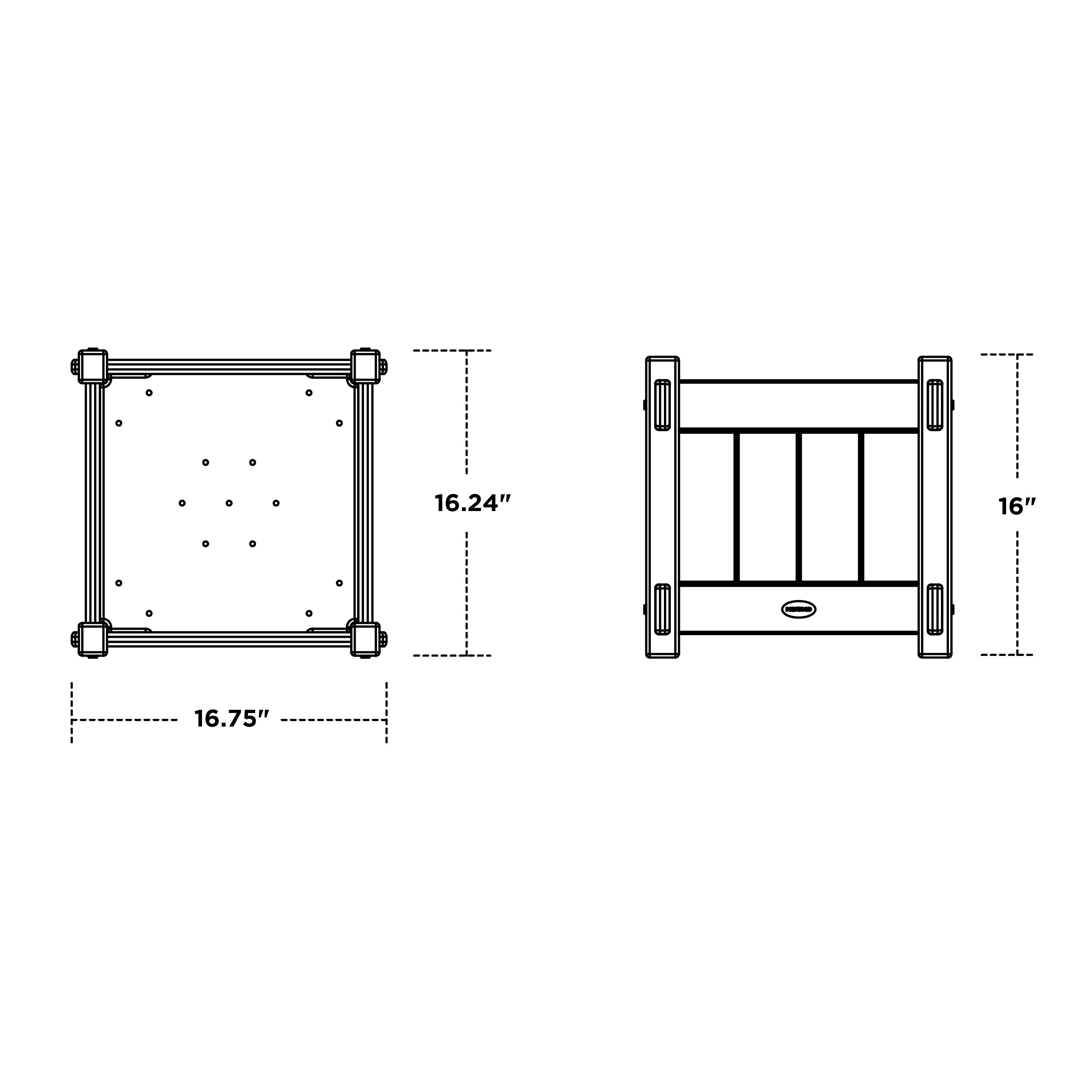 Vineyard Square Planter Box