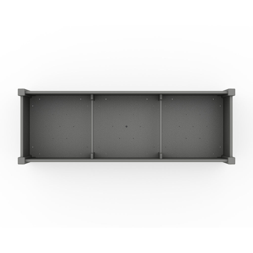 Country Living Large Rectangle Triple Planter Box