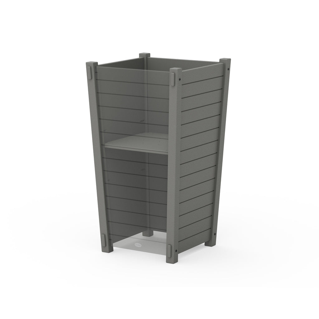 Nautical Large Tapered Square Tall Planter Box
