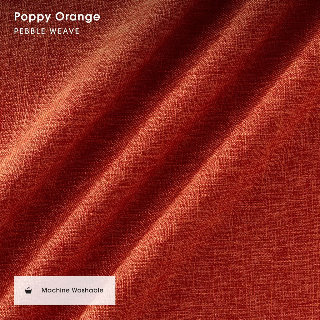 Modular Bondi Latte 2-Seater Sectional in Poppy Orange | Classic Blend