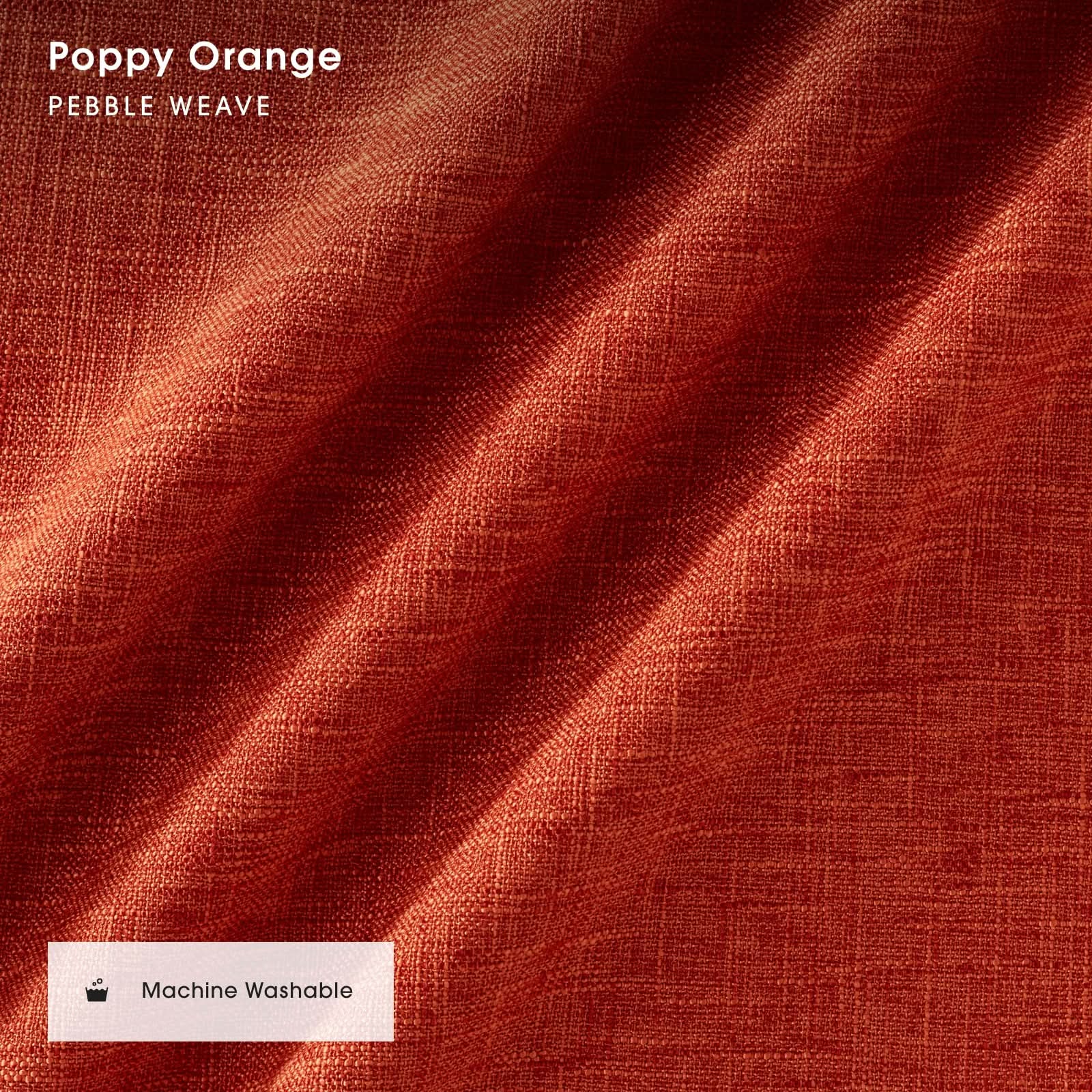 Modular Bondi Latte 2-Seater Sectional in Poppy Orange | Classic Blend