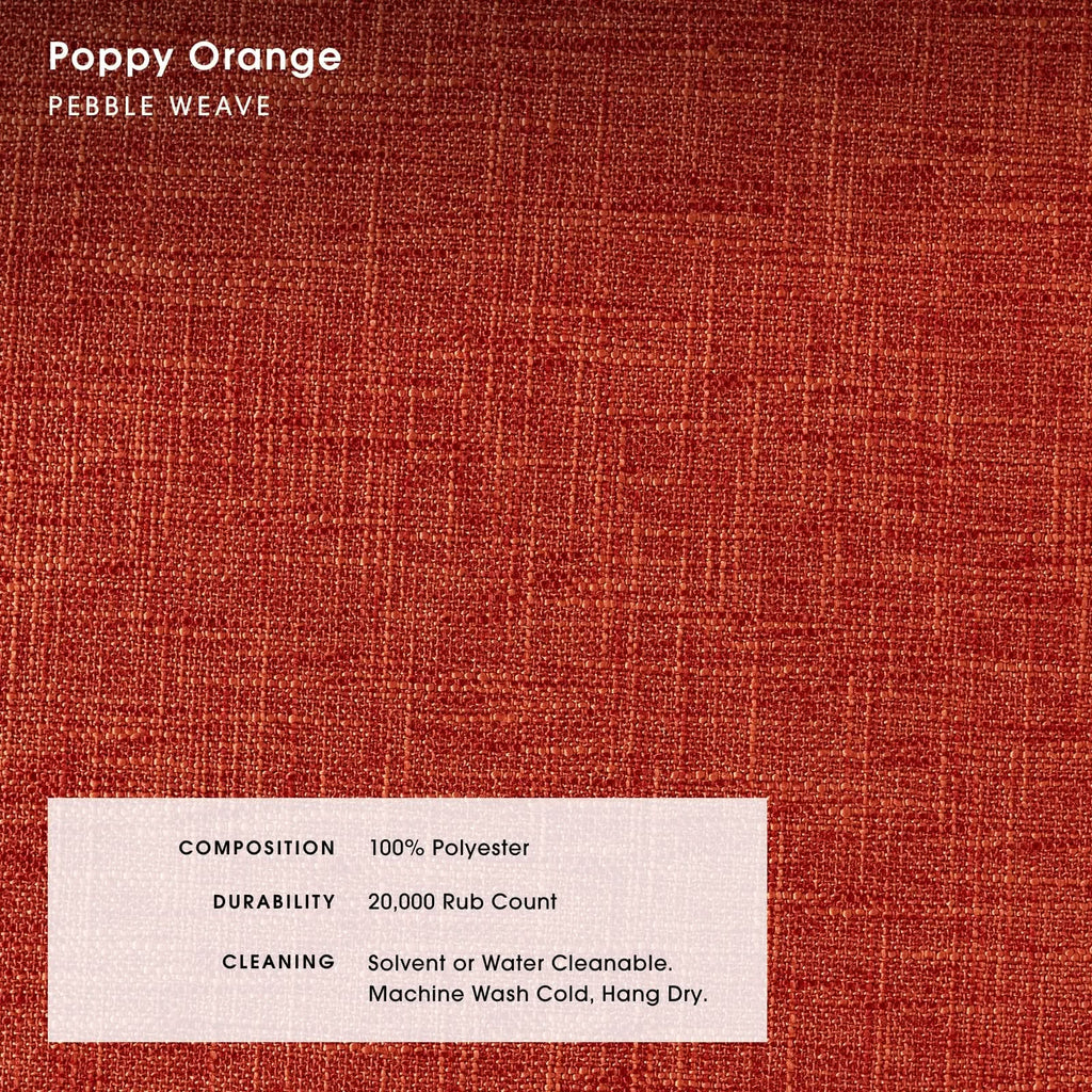 Modular Bondi Latte 2-Seater Sofa in Poppy Orange | Classic Blend
