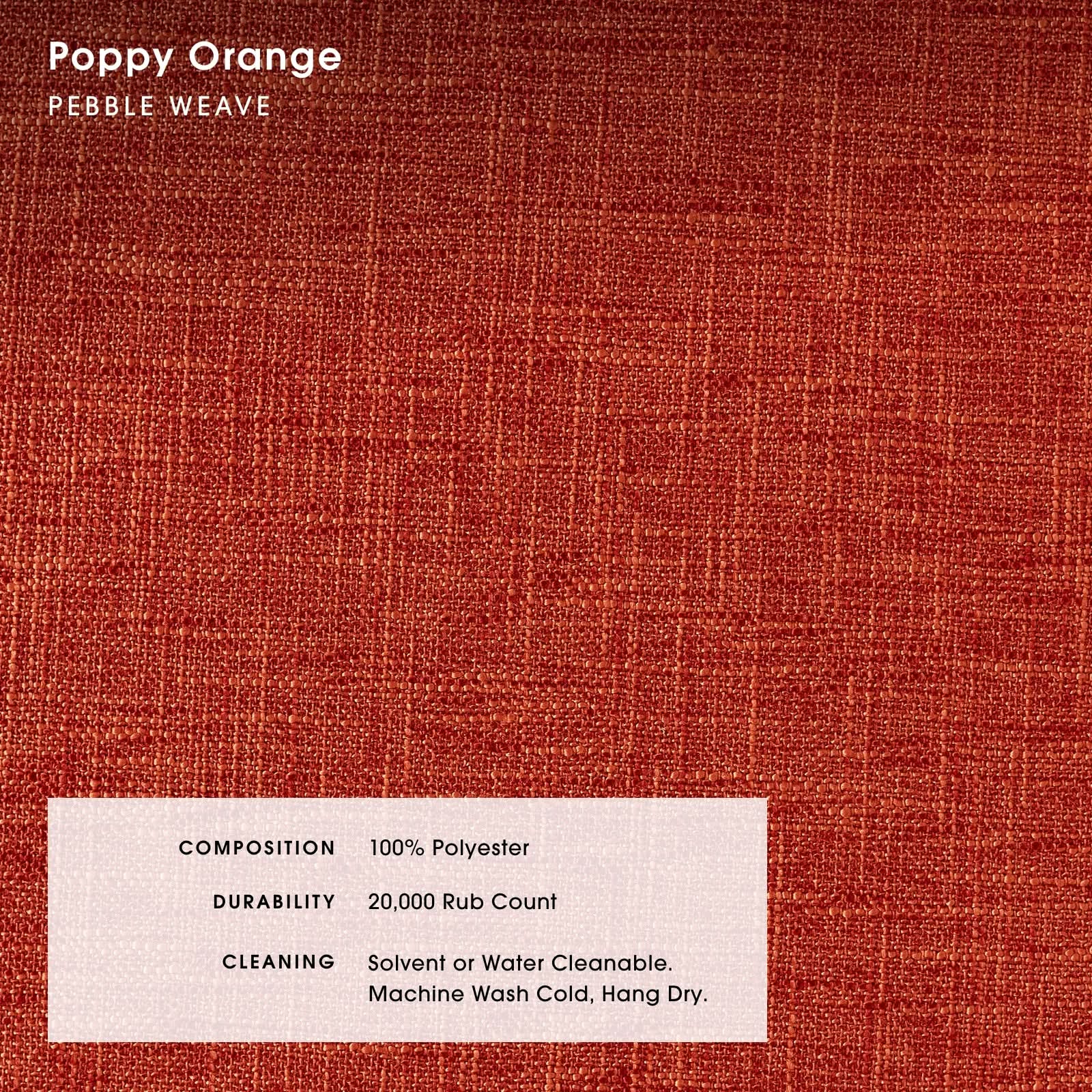 Modular Bondi Latte 2-Seater Sectional in Poppy Orange | Classic Blend