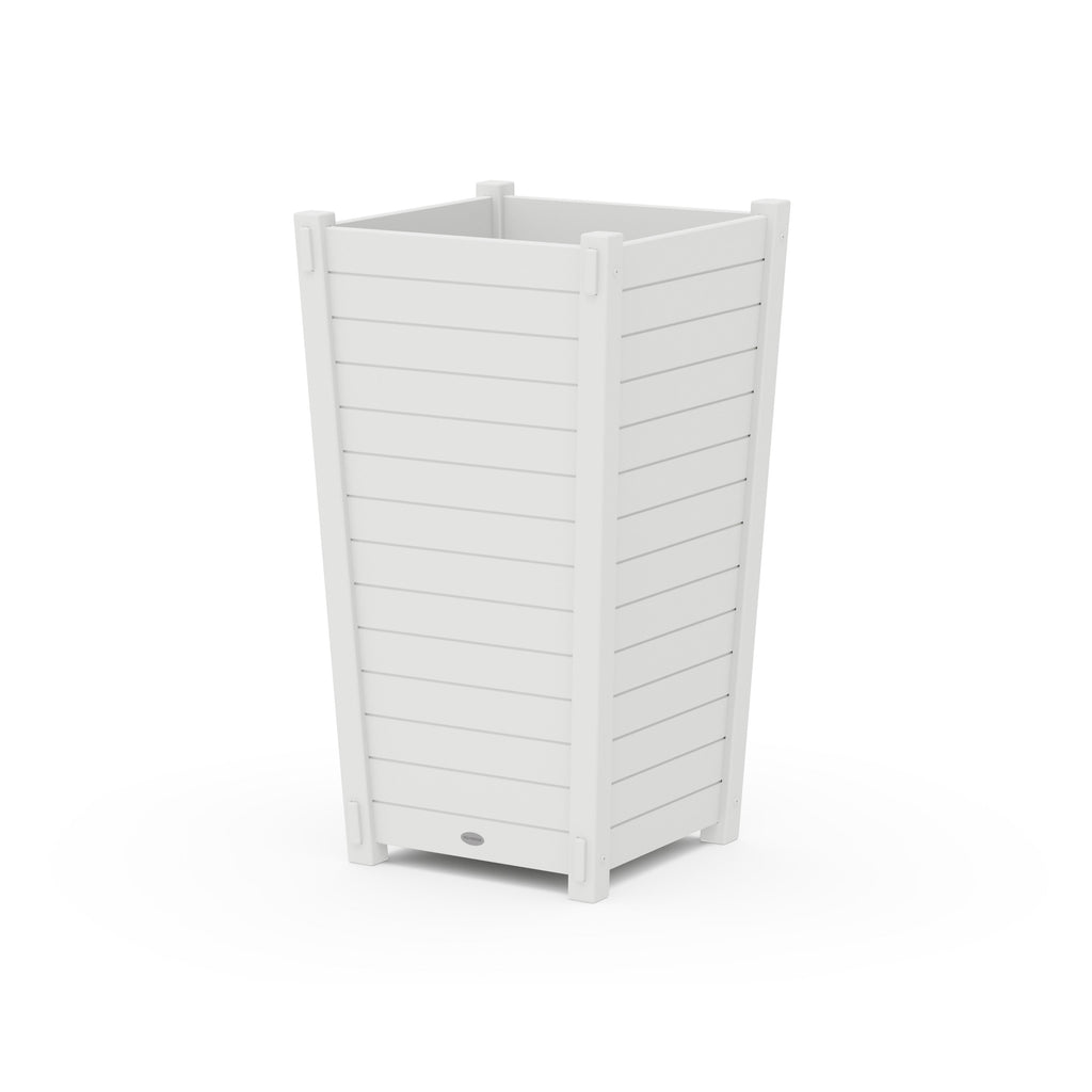 Nautical Large Tapered Square Tall Planter Box