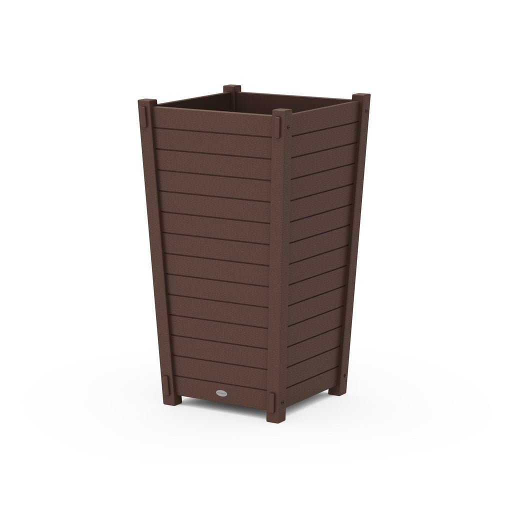 Nautical Large Tapered Square Tall Planter Box