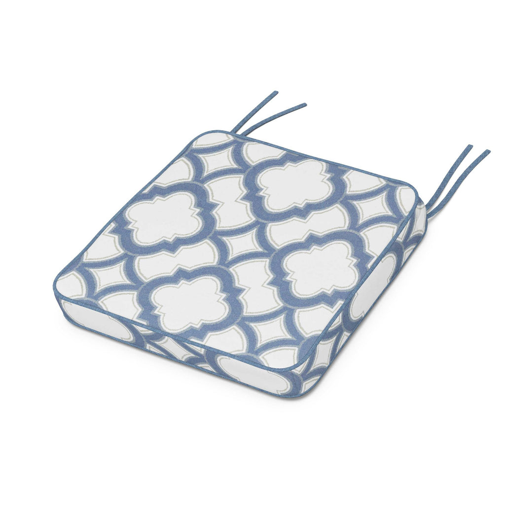 Chinoiserie Side Chair Seat Cushion