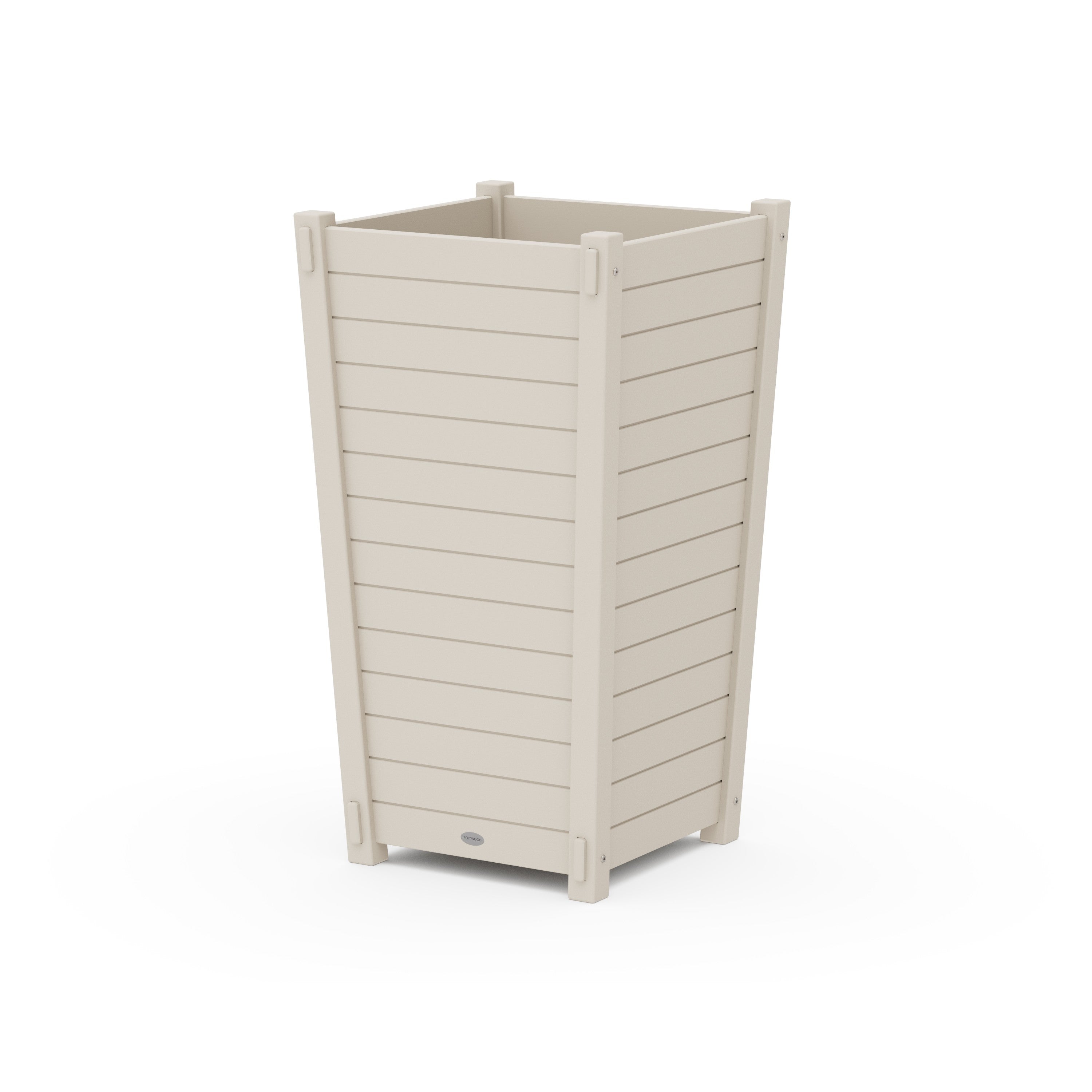 Nautical Large Tapered Square Tall Planter Box